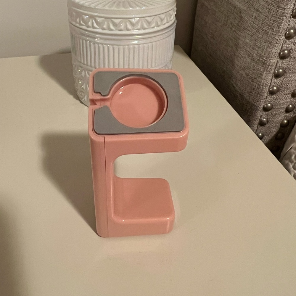 Pink Apple Watch Stand
